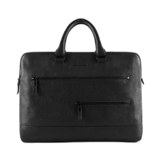 Piquadro Three-Compartment Top Handle Briefcase
