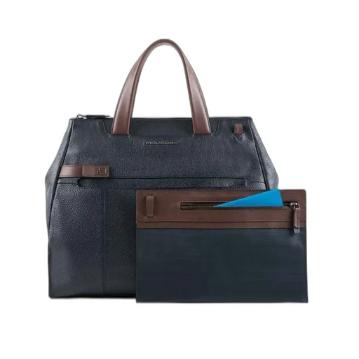 Piquadro Logo Lettering Tote Bag