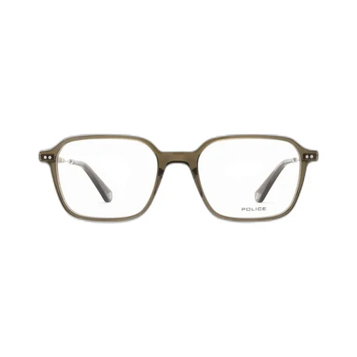 Police Square Frame Glasses