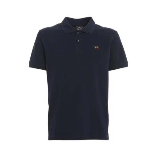 Paul & Shark Logo Patch Short-Sleeved Polo Shirt