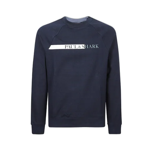 Paul & Shark Logo Printed Crewneck Sweatshirt