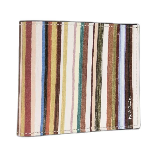 Paul Smith Painted Signature Stripe Compact Billfold Wallet