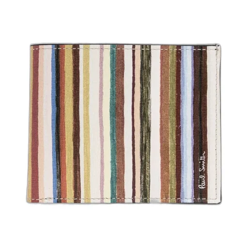 Paul Smith Painted Signature Stripe Compact Billfold Wallet