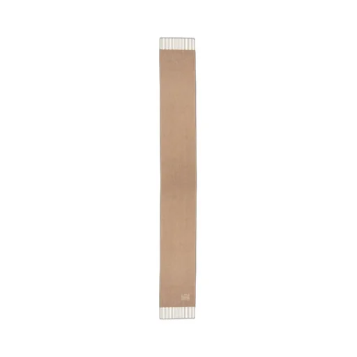 Paul Smith Logo Embroidered Fringed Scarf