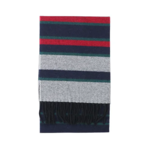 Paul Smith Striped Fringed Edge Scarf
