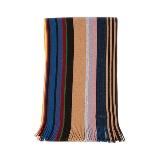 Paul Smith Twisted Striped Scarf