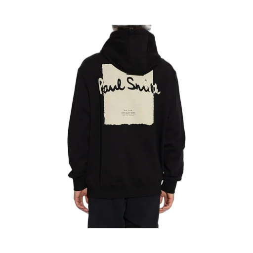 Paul Smith Logo Printed Drawstring Hoodie