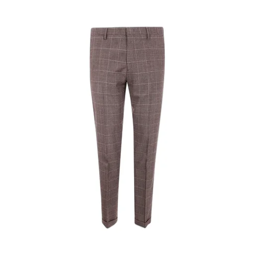 Paul Smith Checked Straight-Leg Trousers