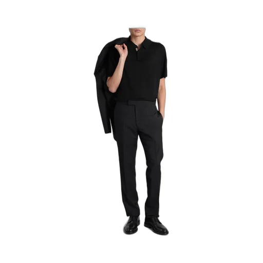 Paul Smith Short Sleeved Knitted Polo Shirt