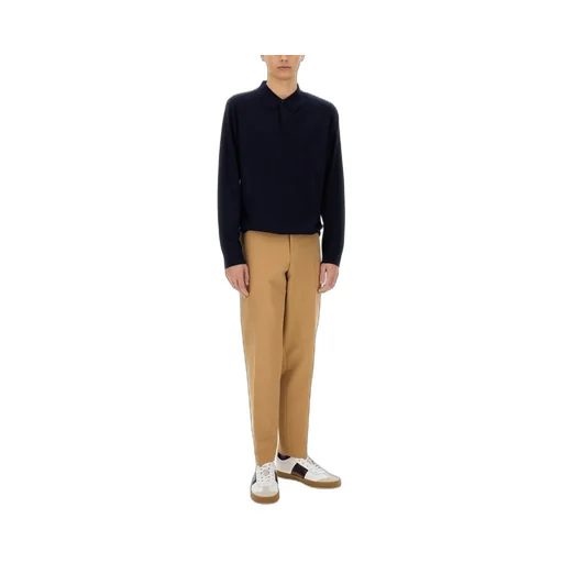 Paul Smith Long-Sleeve Knitted Polo Shirt