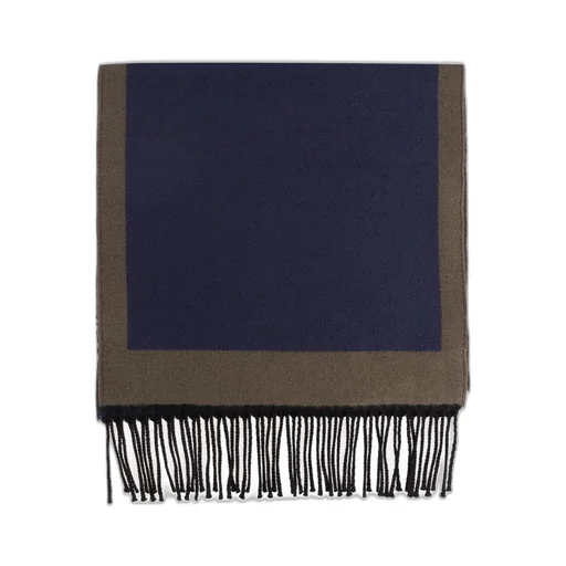 Paul Smith Logo Printed Fringed Edge Scarf