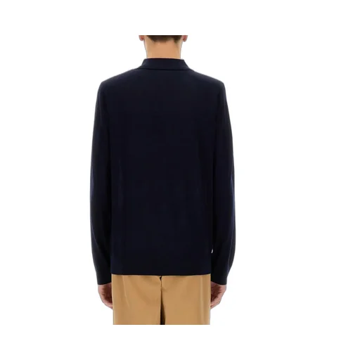 Paul Smith Long-Sleeve Knitted Polo Shirt