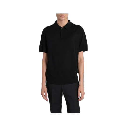 Paul Smith Short Sleeved Knitted Polo Shirt
