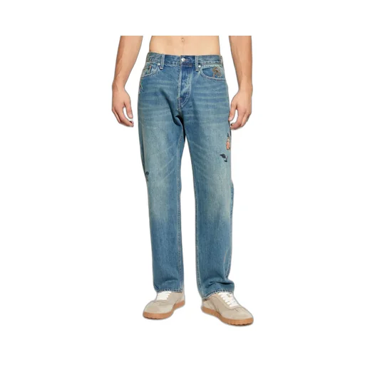 Paul Smith Patches Straight Leg Jeans