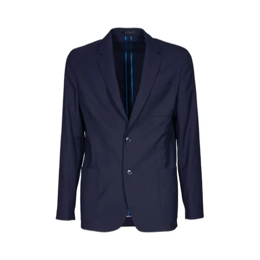 Paul Smith Curved Hem Button-Up Blazer