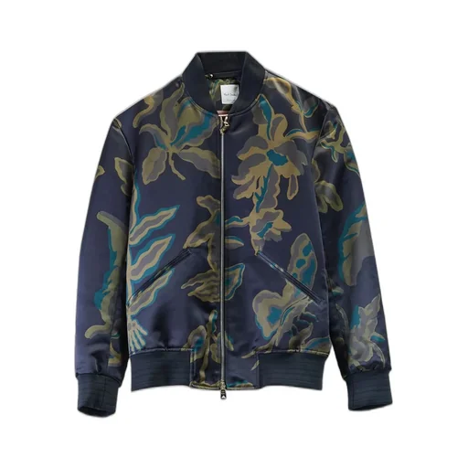 Paul Smith Bohemia Satin Bomber Jacket