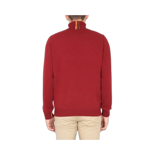 Paul Smith Signature Stripe Detailed High Neck Jumper