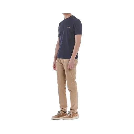 Paul Smith Stripe Trim Embroidered Crewneck T-Shirt