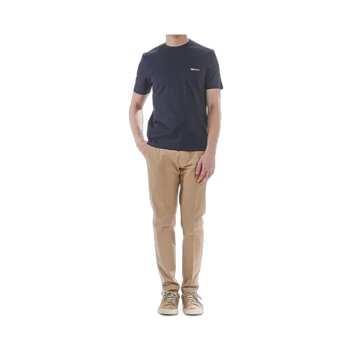 Paul Smith Stripe Trim Embroidered Crewneck T-Shirt