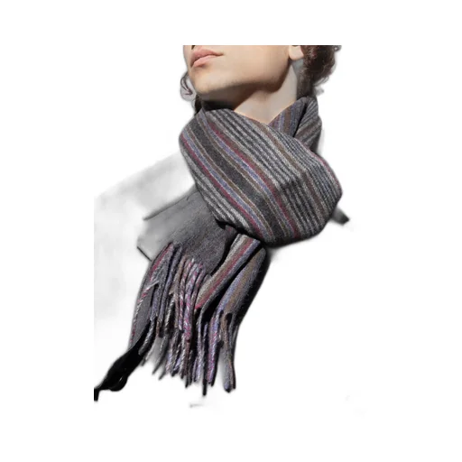 Paul Smith Striped Wool Scarf