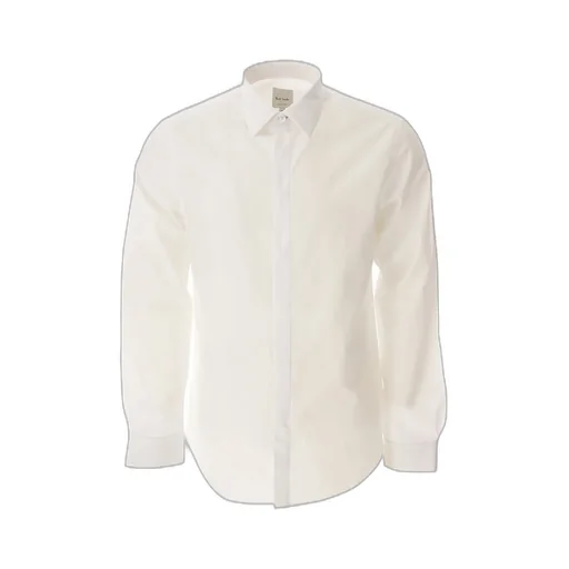 Paul Smith Curved Hem Button-Up Shirt