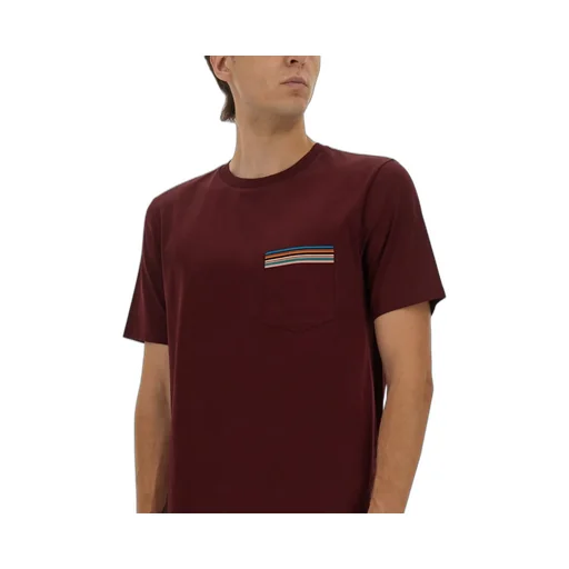 Paul Smith Stripe Detailed Crewneck T-Shirt