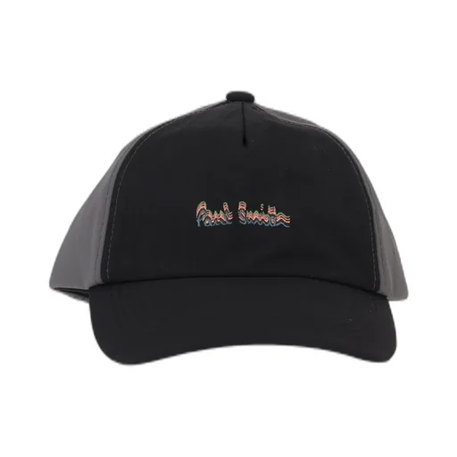 Paul Smith Logo Embroidered Panelled Baseball Cap