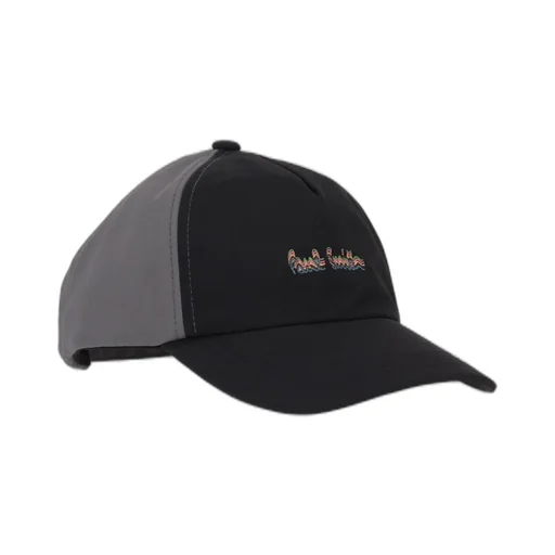 Paul Smith Logo Embroidered Panelled Baseball Cap