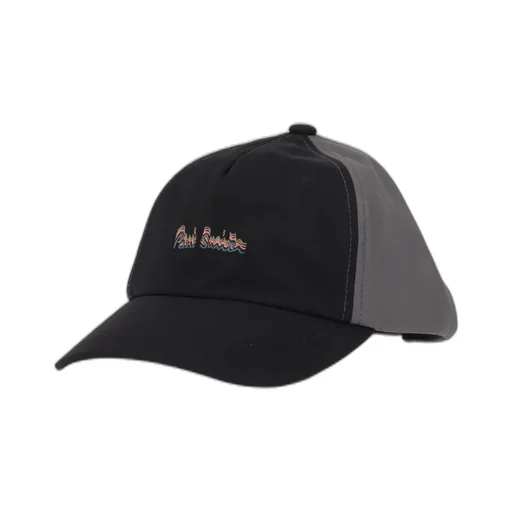 Paul Smith Logo Embroidered Panelled Baseball Cap