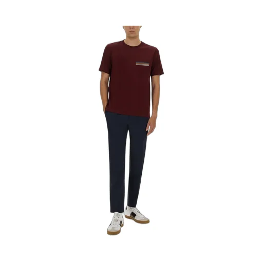 Paul Smith Stripe Detailed Crewneck T-Shirt