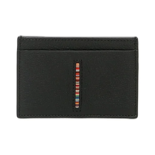 Paul Smith Signature Stripe Leather Card Holder