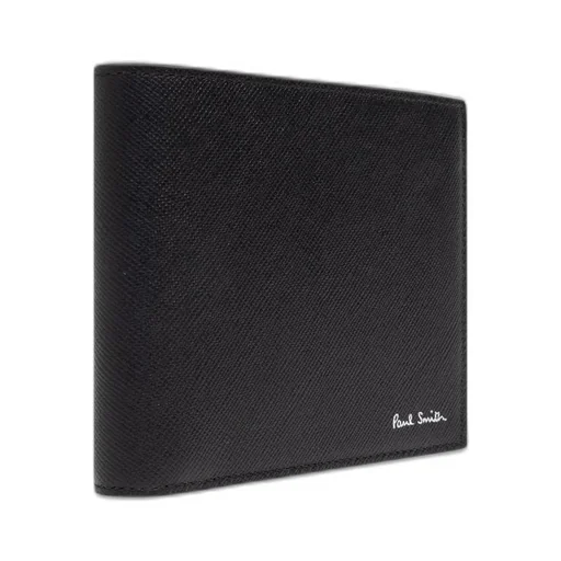 Paul Smith Leather Wallet With Printed Logo