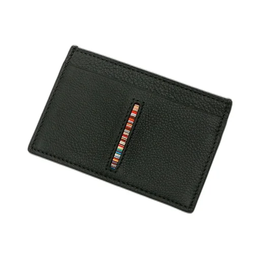 Paul Smith Signature Stripe Leather Card Holder
