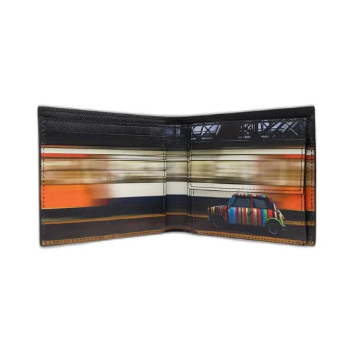 Paul Smith Leather Wallet With Printed Logo