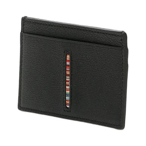 Paul Smith Signature Stripe Leather Card Holder