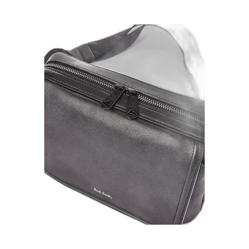 Paul Smith Logo Embossed Zipped Messenger Bag