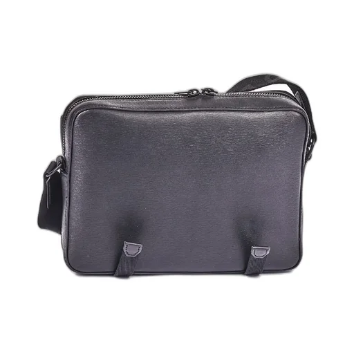 Paul Smith Logo Embossed Zipped Messenger Bag