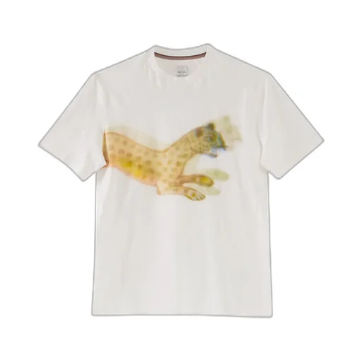 Paul Smith Leopard Printed Crewneck T-Shirt