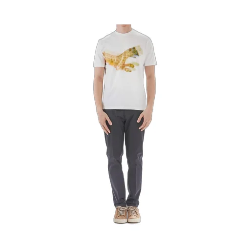 Paul Smith Leopard Printed Crewneck T-Shirt