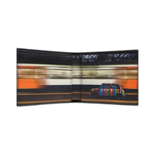 Paul Smith Leather Wallet With Printed Logo