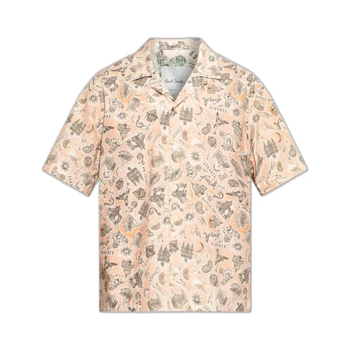 Paul Smith Souvenir Printed Short-Sleeved Shirt