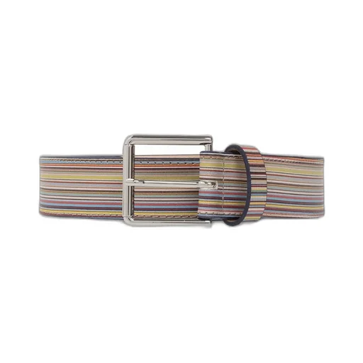 Paul Smith Striped Buckle Fastened Belt