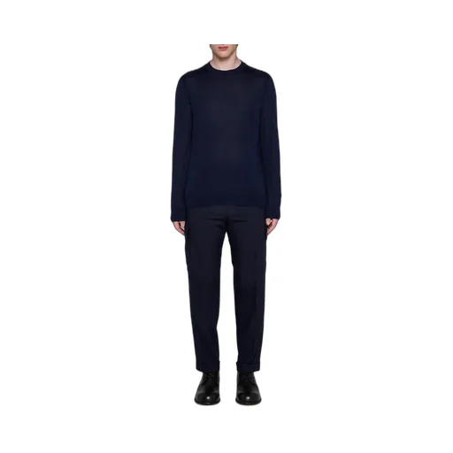 Paul Smith Logo Embroidered Knitted Jumper