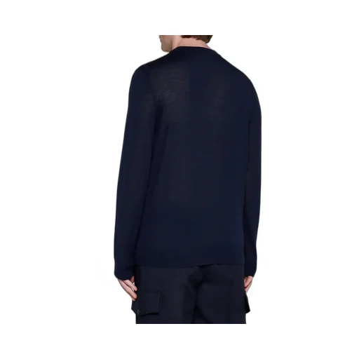 Paul Smith Logo Embroidered Knitted Jumper