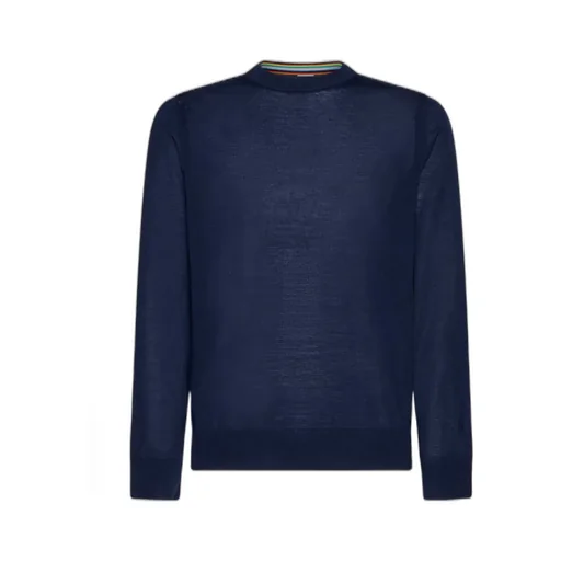 Paul Smith Logo Embroidered Knitted Jumper