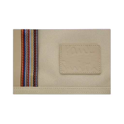 Paul Smith Logo Patch Stripe Detailed Tote Bag