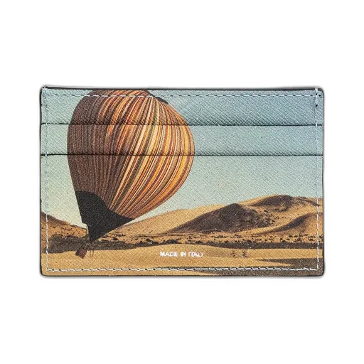 Paul Smith Signature Stripe Balloon-Print Card Case