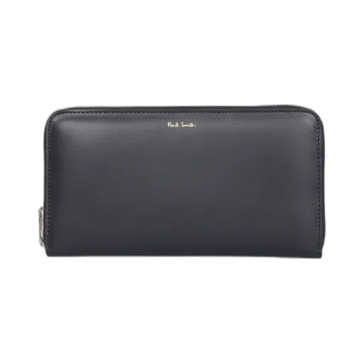 Paul Smith Logo Print Zip Around Wallet
