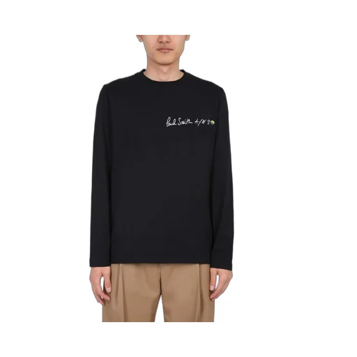 Paul Smith Logo Embroidered Crewneck T-Shirt