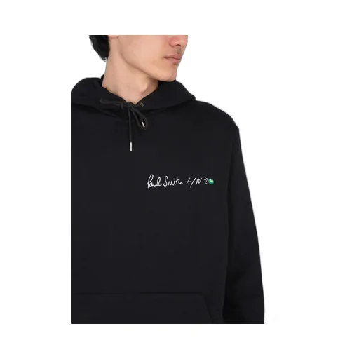 Paul Smith Logo Embroidered Drawstring Hoodie